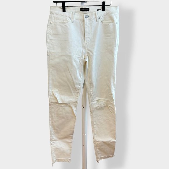 Banana Republic Premium Denim Lillet Skinny White Jean 29L‎ - Picture 1 of 5